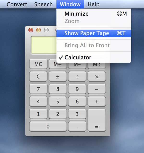 Adding machine app for mac os with tape windows